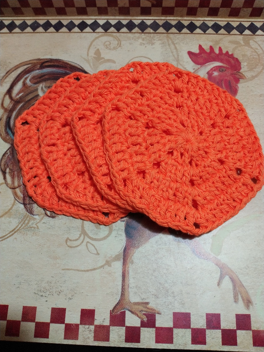 HEXAGON CROCHET COASTERS