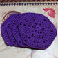 HEXAGON CROCHET COASTERS