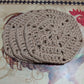 HEXAGON CROCHET COASTERS