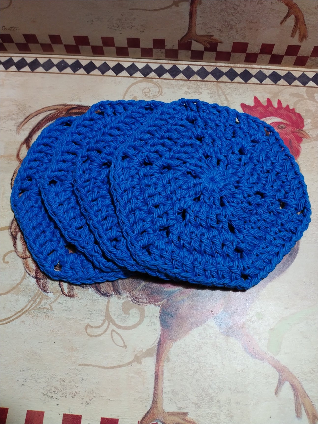 HEXAGON CROCHET COASTERS